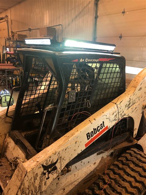 led light bar for skid steer|bobcat skid steer led lights.